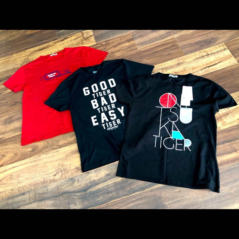 Onisuka Tiger Tee Shirt Bundle (3 Pack)